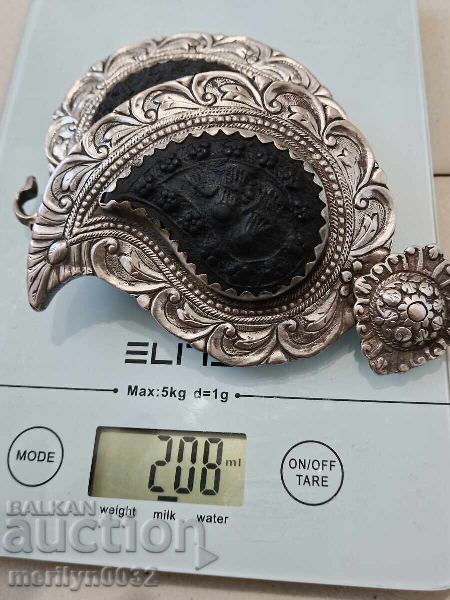 Auction Revival silver pafts with horn silver pafts Auction Revival silver pafts with horn silver pafts