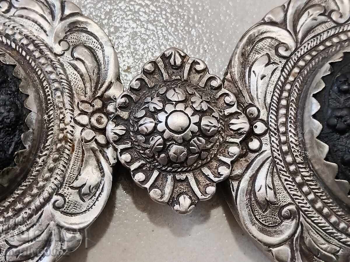 Revival silver pafts with horn silver pafts - 6 Revival silver pafts with horn silver pafts - 6