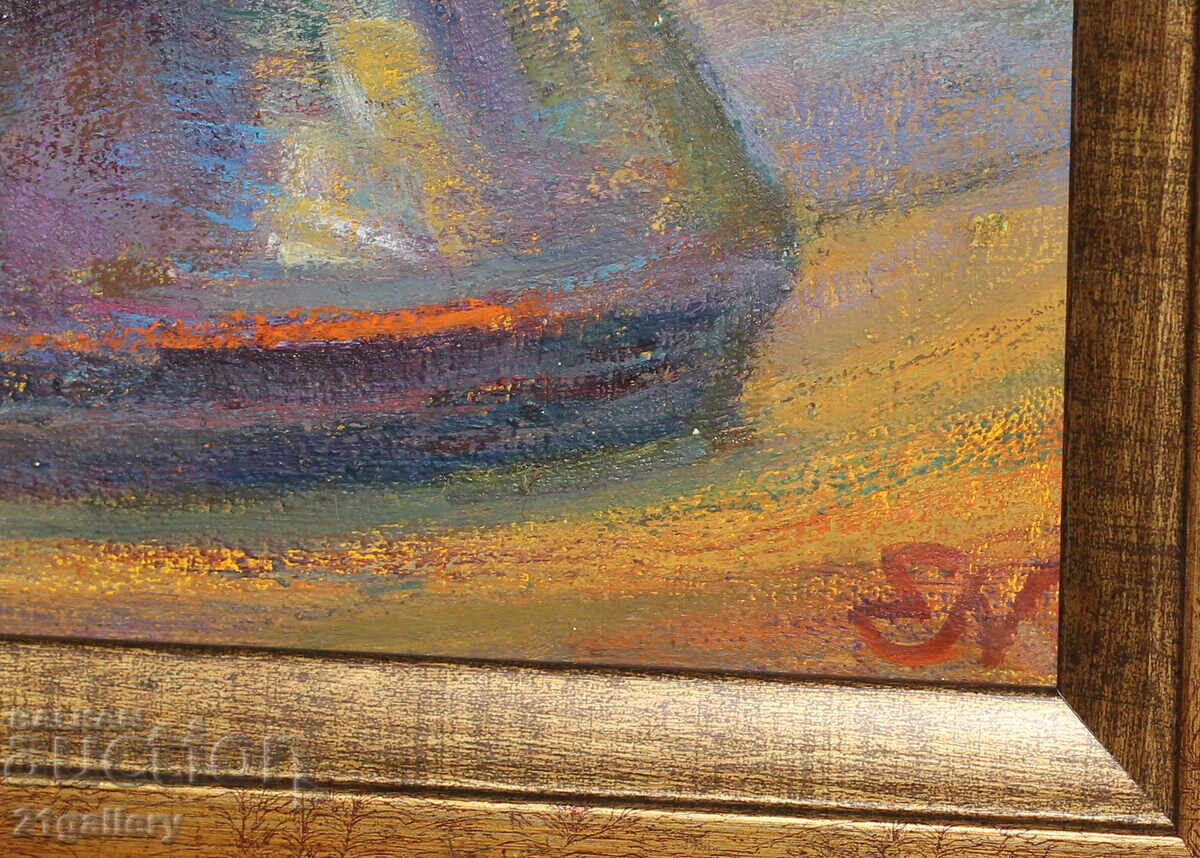 Elka Naydenova (1932 – 2016) Still Life Vase with Flowers - 7 Elka Naydenova (1932 – 2016) Still Life Vase with Flowers - 7