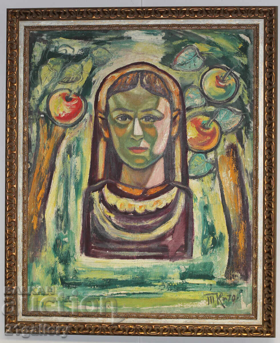 Todor Kalpakchiev (1913 - 1984) Female portrait - 5 Todor Kalpakchiev (1913 - 1984) Female portrait - 5