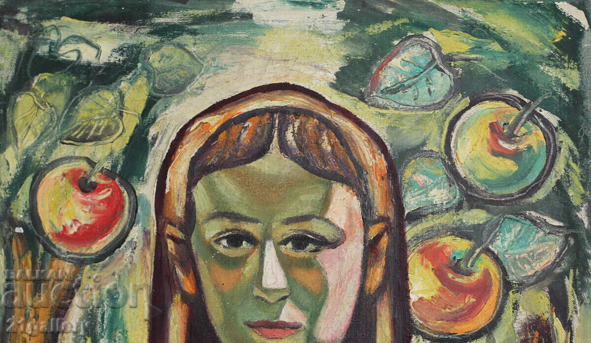 Todor Kalpakchiev (1913 - 1984) Female portrait - 6 Todor Kalpakchiev (1913 - 1984) Female portrait - 6