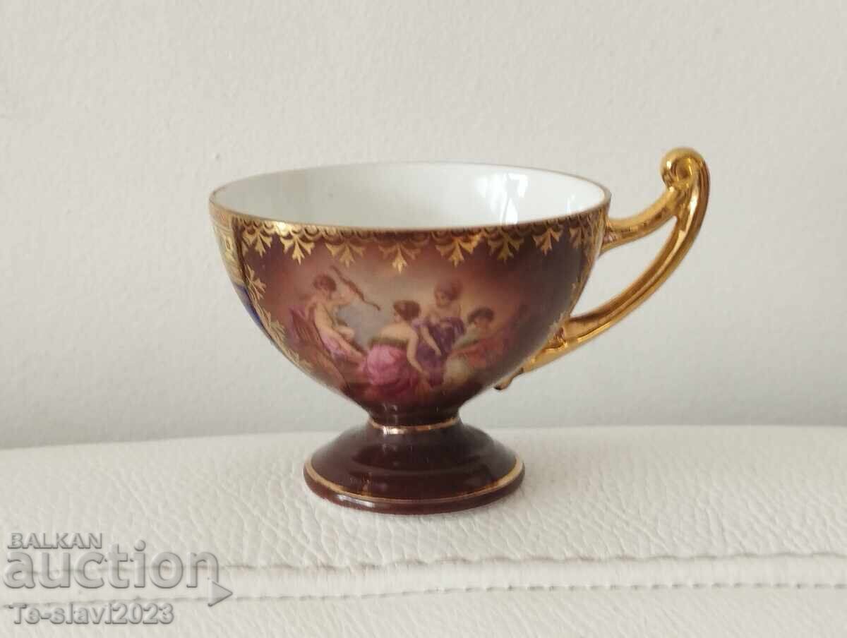 Old Porcelain Coffee Cup