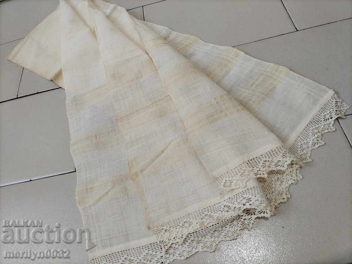 Old hand-woven kenar lace cloth with price 54.00 BGN | € 27.61 Old hand-woven kenar lace cloth with price 54.00 BGN | € 27.61