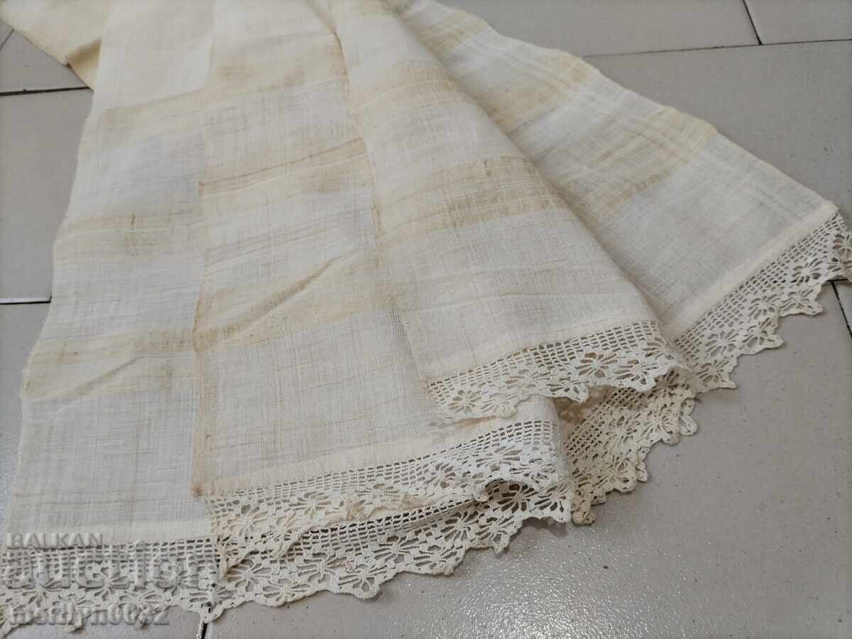 Old hand-woven kenar lace cloth - 7 Old hand-woven kenar lace cloth - 7
