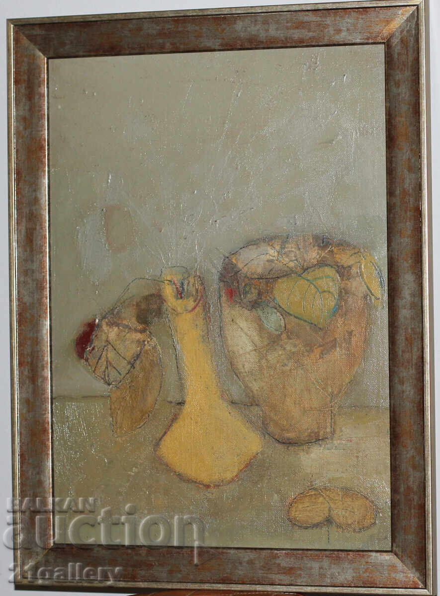 Auction Still life, oil paints 1988. Auction Still life, oil paints 1988.