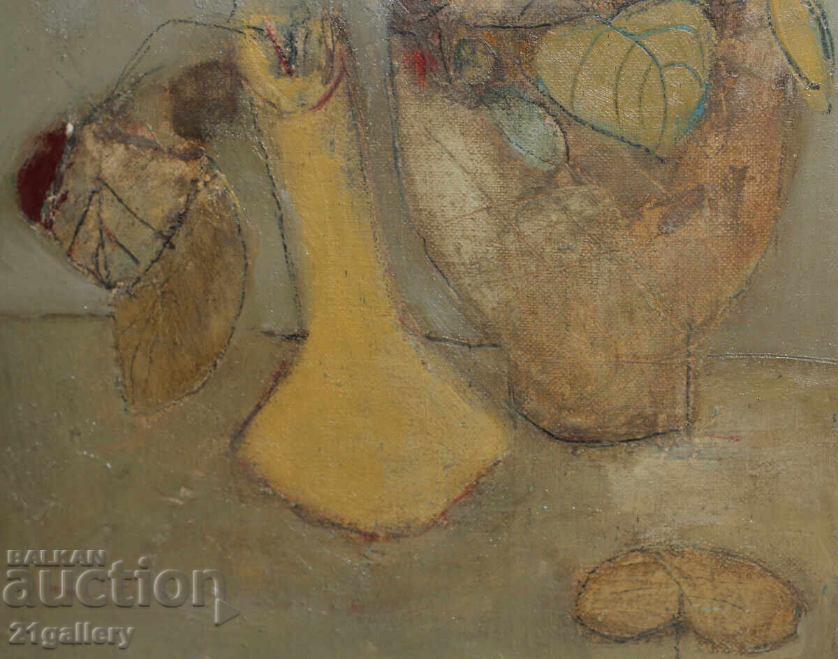 Still life, oil paints 1988. - 5 Still life, oil paints 1988. - 5