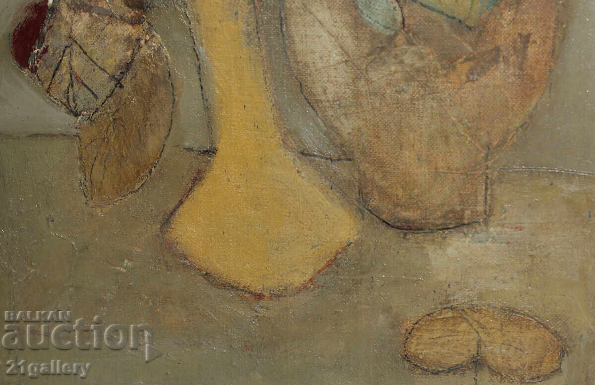 Still life, oil paints 1988. - 6 Still life, oil paints 1988. - 6