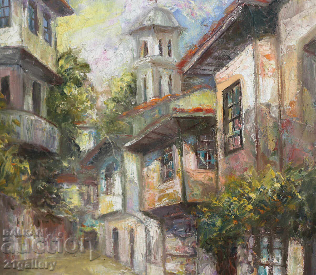 Cityscape, oil paintings - 6 Cityscape, oil paintings - 6