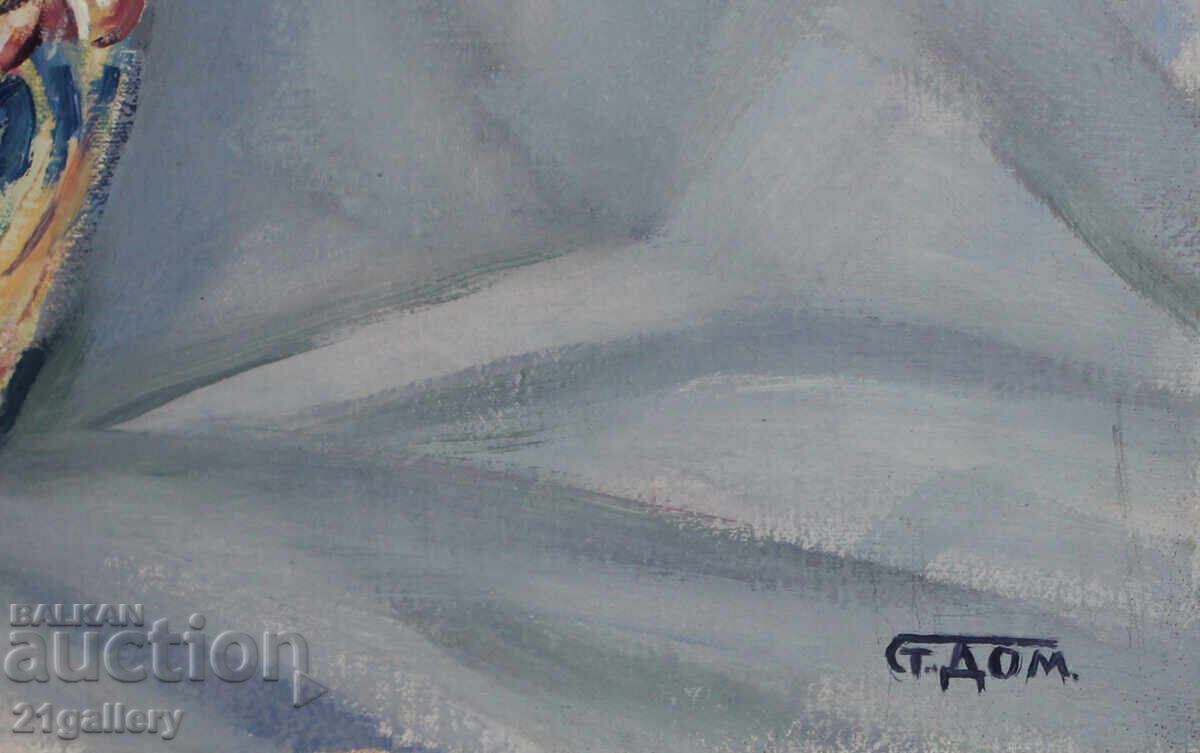 Prof. Stoyan Domuschiev (1935-2021) Still Life with Lilacs - 7 Prof. Stoyan Domuschiev (1935-2021) Still Life with Lilacs - 7