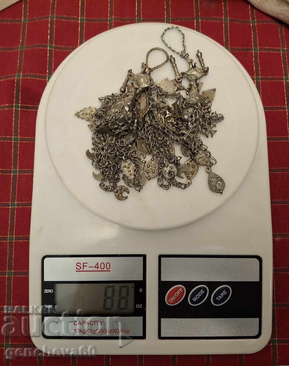 Revival Jewelry Earrings, chin strap (sachan) - 7 Revival Jewelry Earrings, chin strap (sachan) - 7