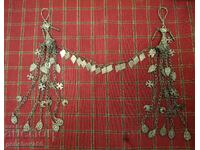 Renaissance jewelry Earrings, chin strap