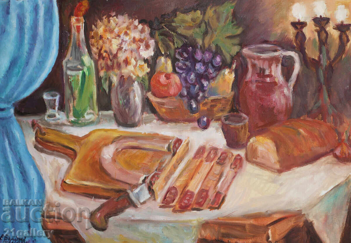 Натюрморт, маслени бои, подписана 2008г. Натюрморт, маслени бои, подписана 2008г.