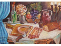 Still life, oil paints, signed 2008.