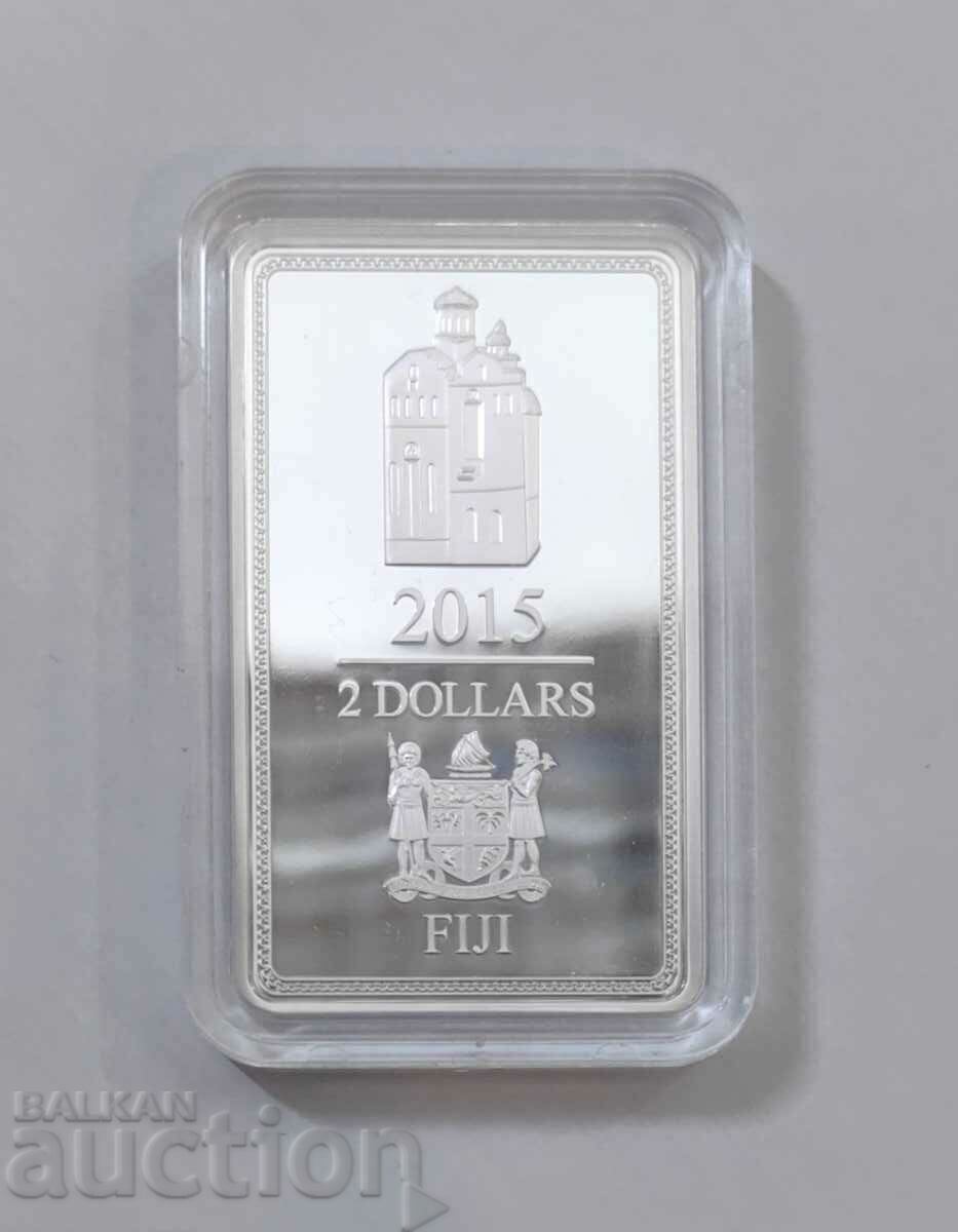 Auction Boyan Church 2 dollars 2015 Fiji - Foreign coins with Bulgarsk Auction Boyan Church 2 dollars 2015 Fiji - Foreign coins with Bulgarsk