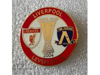 Значка футбол Левски София Liverpool UEFA cup 2004