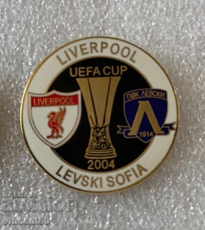 Ecuson fotbal Levski Sofia Liverpool Cupa UEFA 2004