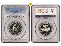 2 BGN 1987 Gymnastics PR 68 DCAM PCGS