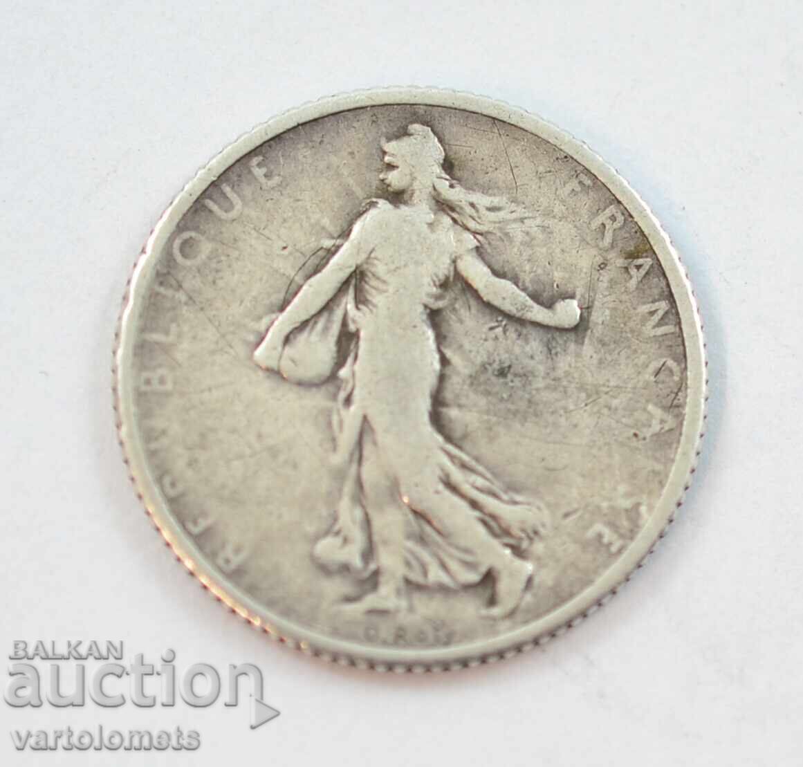 1 franc 1917 - France, 5 g. silver 835 fineness with price 18.00 BGN | € 9.20 1 franc 1917 - France, 5 g. silver 835 fineness with price 18.00 BGN | € 9.20