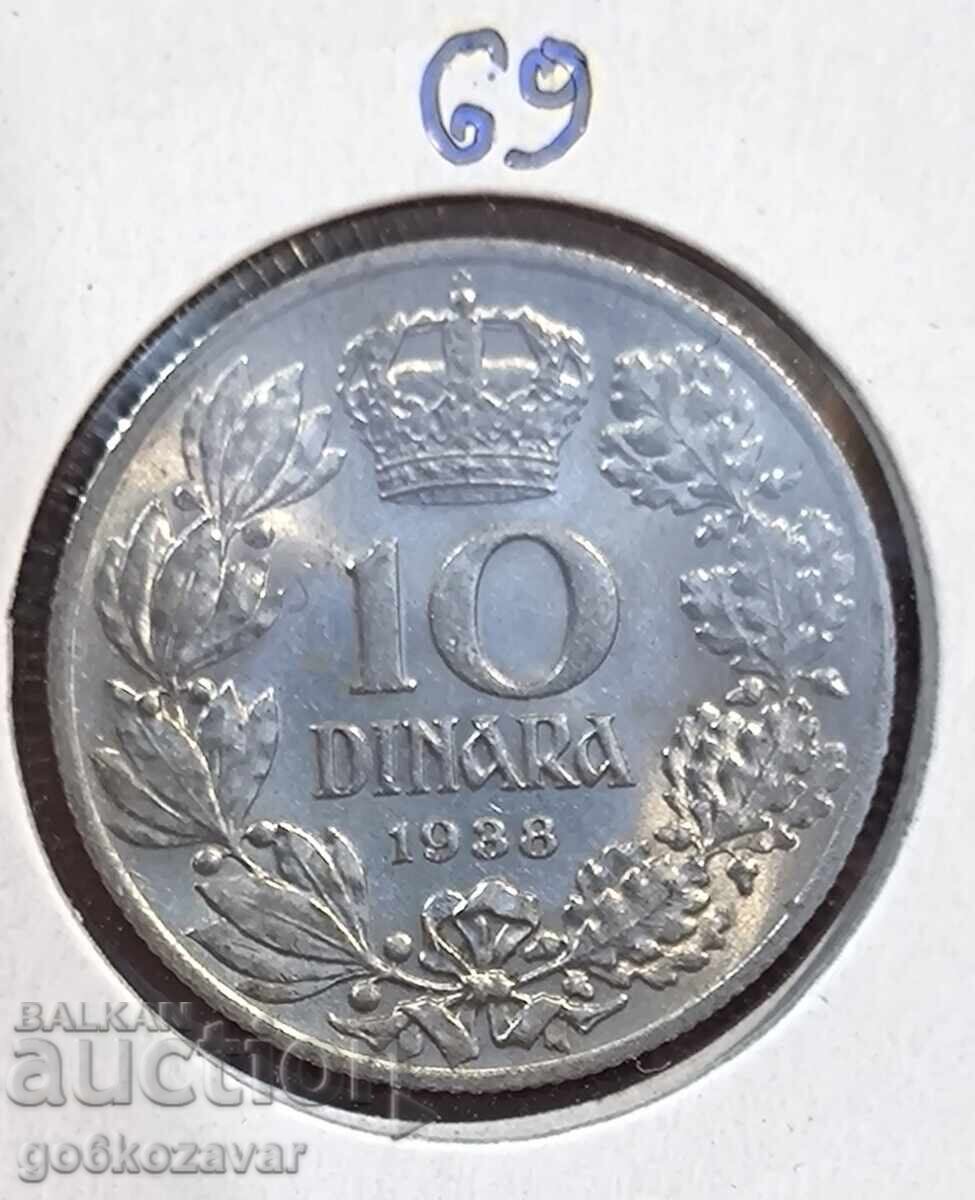 Iugoslavia 10 dinari 1938 UNC