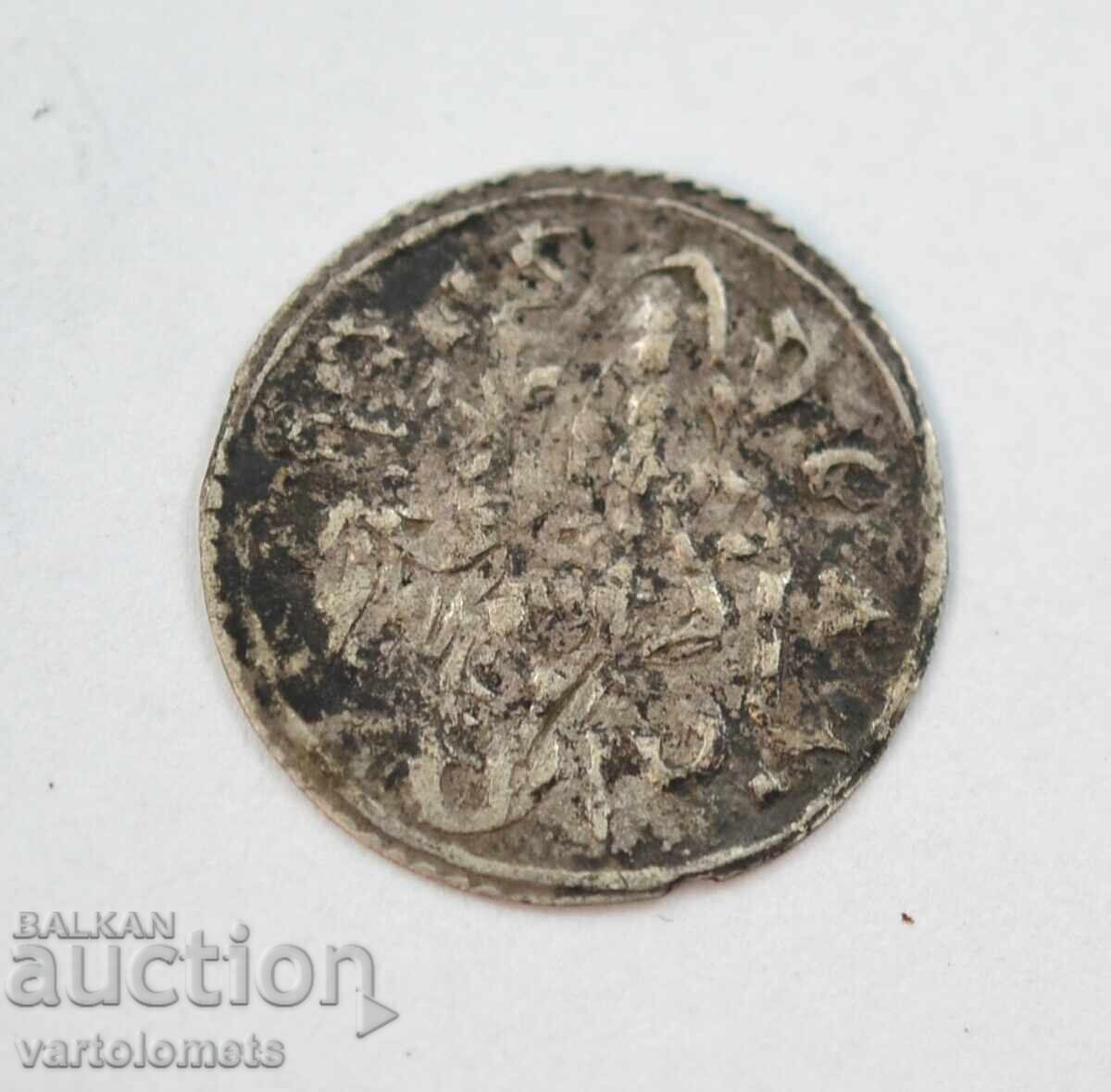 Turkish silver coin 0.5 g/ Ag ø 17 mm - Ottoman Empire