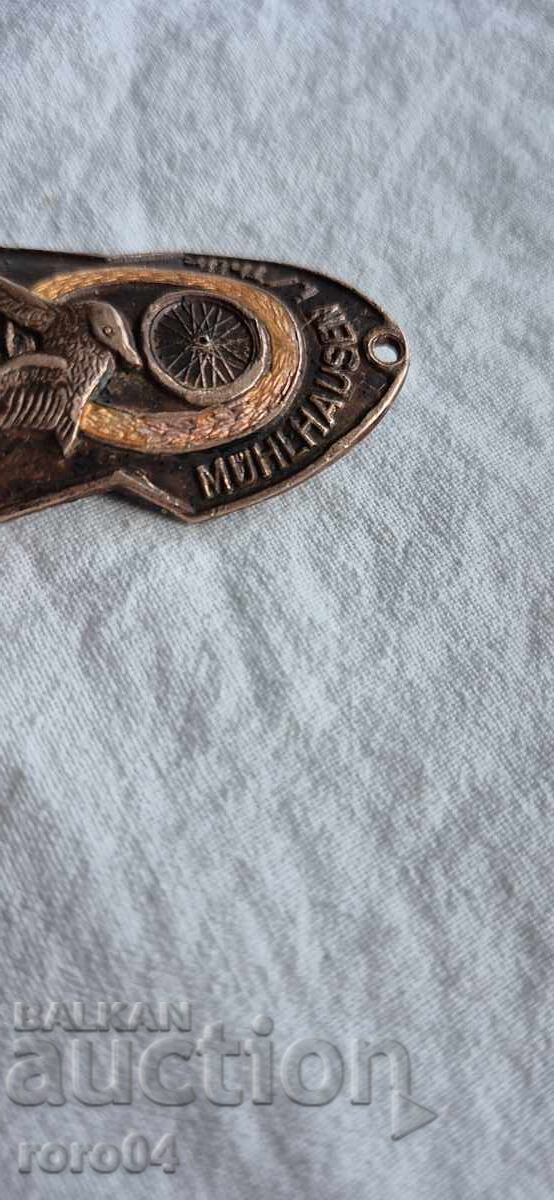 Auction SIGN - RETRO BICYCLE - WW II Auction SIGN - RETRO BICYCLE - WW II