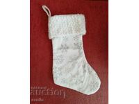 Christmas boot for decoration and decoration