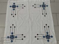 Old embroidered check, tablecloth, milo, Bulgarian embroidery