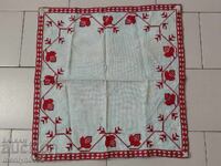 Old embroidered check, tablecloth, milo, Bulgarian embroidery