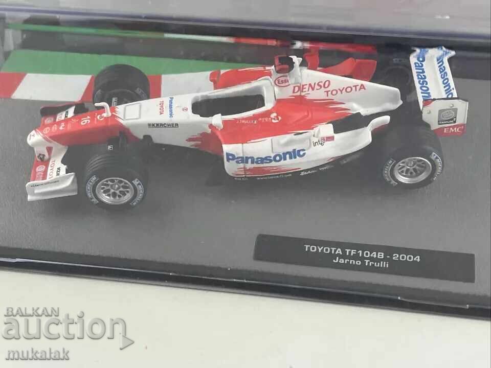 1:43 ATLAS Jarno Trulli Toyota FORMULA 1 F1 MODEL with price 40.00 BGN | € 20.45 1:43 ATLAS Jarno Trulli Toyota FORMULA 1 F1 MODEL with price 40.00 BGN | € 20.45