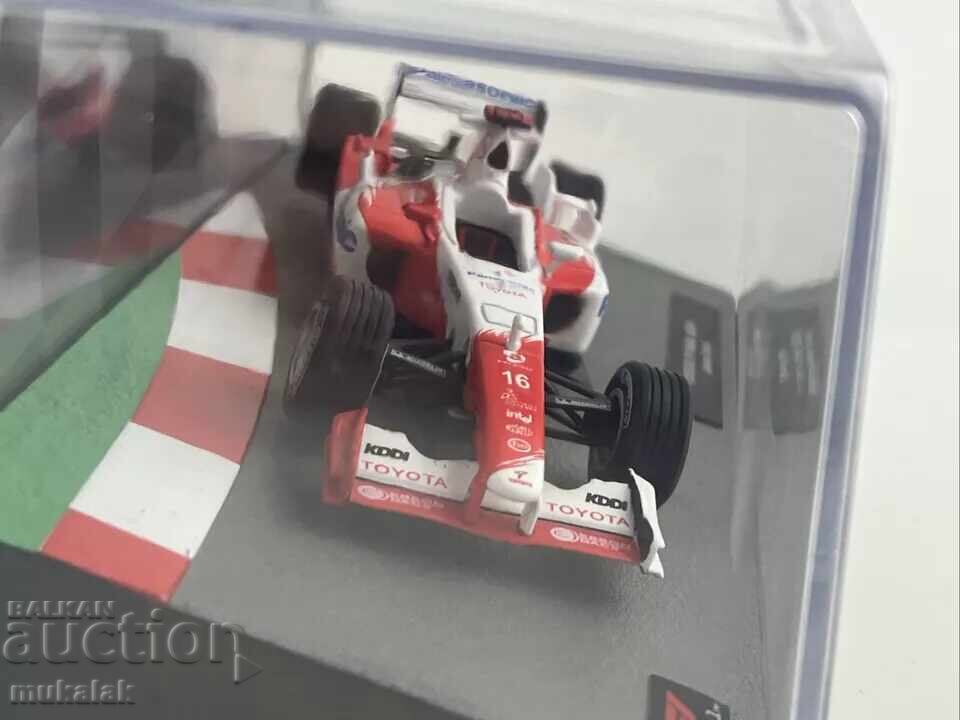 Delivery of 1:43 ATLAS Jarno Trulli Toyota FORMULA 1 F1 MODEL Delivery of 1:43 ATLAS Jarno Trulli Toyota FORMULA 1 F1 MODEL