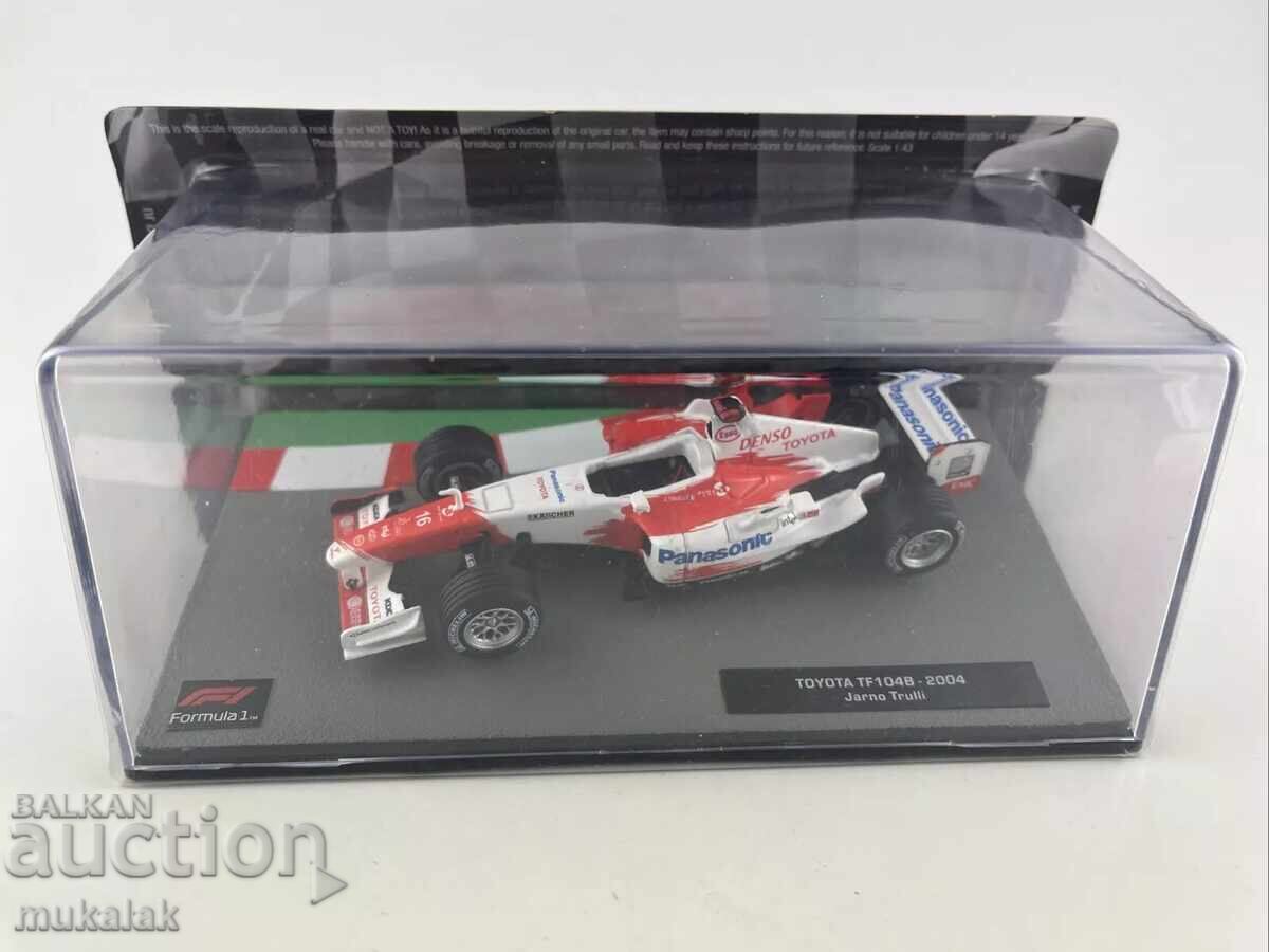 1:43 ATLAS Jarno Trulli Toyota FORMULA 1 F1 MODEL