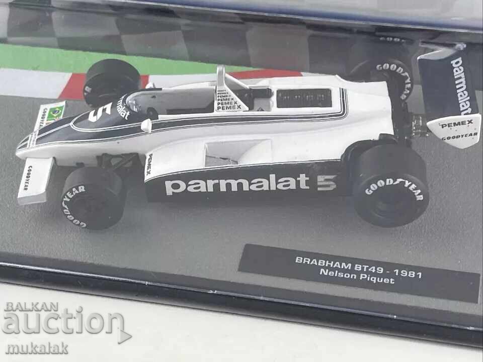 1:43 ATLAS Brabham BT49 Nelson Piquet FORMULA 1 F1 CAR with price 40.00 BGN | € 20.45