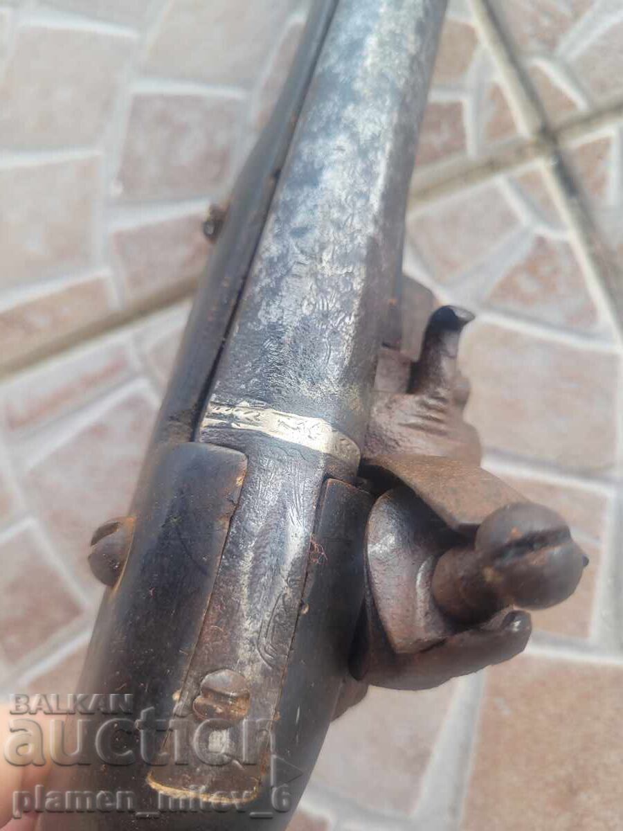 Auction gun, pishtov, flint, euzalia Auction gun, pishtov, flint, euzalia
