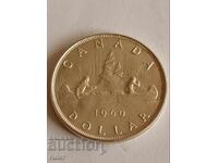 1 dollar Canada 1960 Silver 23.33g.