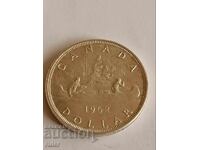 1 dollar Canada 1962 Silver 23.33g.