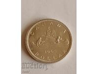 1 dollar Canada 1965 Silver 23.33g.