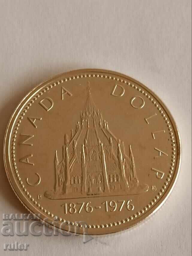 1 dollar Canada 1976 Silver 23.33g.