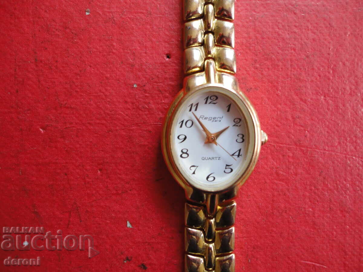 Παράδοση Γυναικείο ρολόι Regent Para 6 επίχρυσο Παράδοση Γυναικείο ρολόι Regent Para 6 επίχρυσο