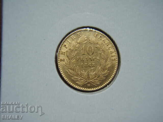 Livrarea 10 franci 1868 BB Franța (10 franci Franța) - AU (aur)