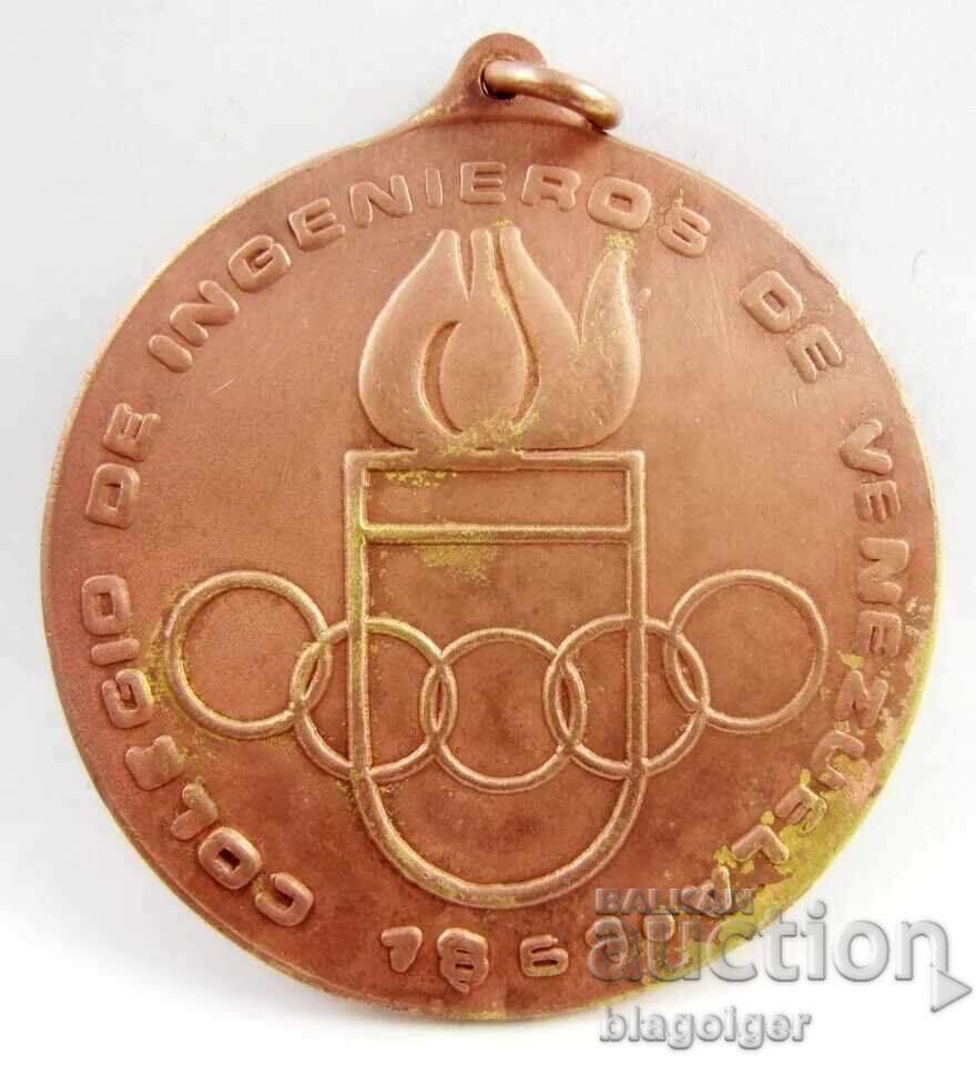 VENEZUELA-SPORTS MEDAL-NATIONAL SPORTS GAMES-1983