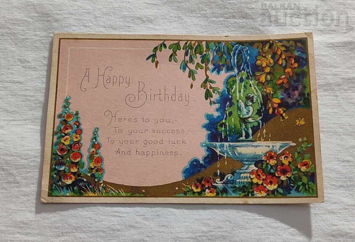 HAPPY BIRTHDAY 1930 AMERICA LETTER TO MOTHER-IN-LAW P. K. HAPPY BIRTHDAY 1930 AMERICA LETTER TO MOTHER-IN-LAW P. K.