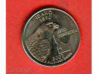 USA 25 cent issue 2007 P IDAHO - EAGLE NEW UNC