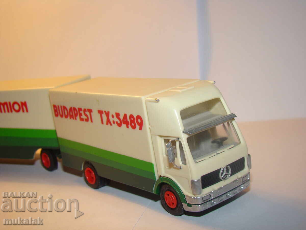 H0 1/87 HERPA MERCEDES BENZ MODEL TOY TRUCK TROLLEY - 6 H0 1/87 HERPA MERCEDES BENZ MODEL TOY TRUCK TROLLEY - 6