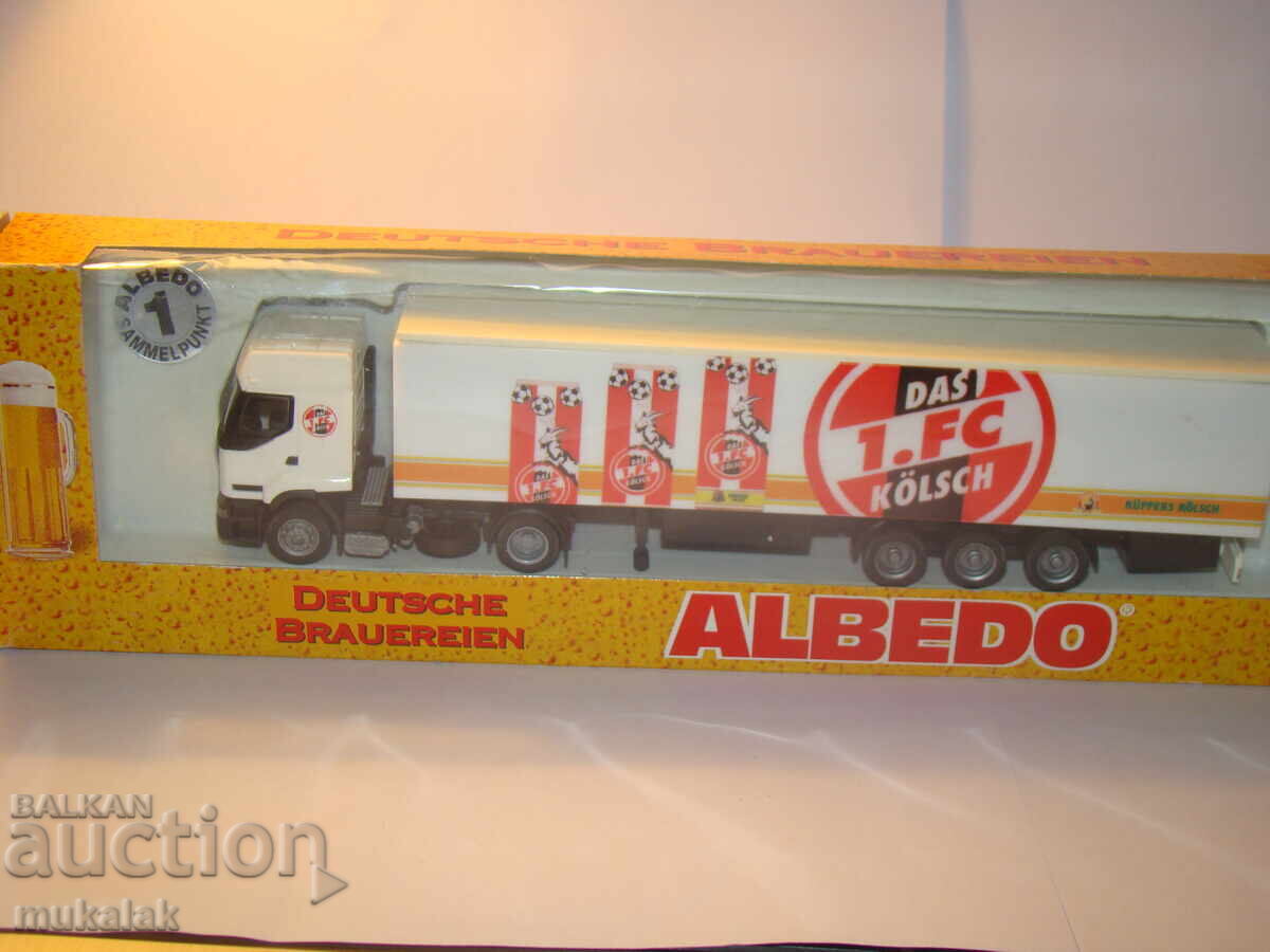 H0 1/87 ALBEDO RENAULT MODEL TOY TRUCK TROLLEY