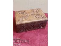 Very beautiful wooden box carving