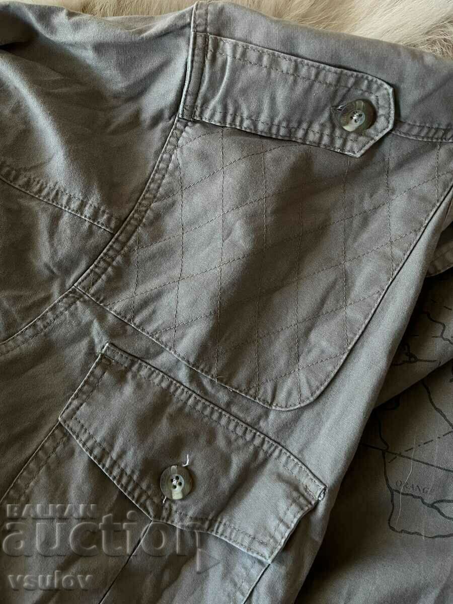 Παράδοση Σαφάρι Μπουφάν American Cabela's Map of Africa Παλτό Παράδοση Σαφάρι Μπουφάν American Cabela's Map of Africa Παλτό