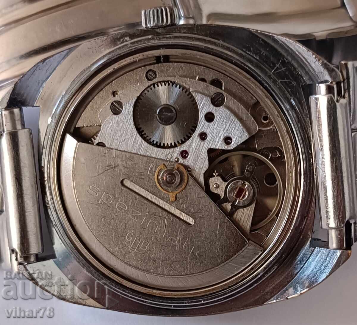 RARE MEN'S WATCH GUB-GLASHUTTE-WITH WORLD TIME - 5 RARE MEN'S WATCH GUB-GLASHUTTE-WITH WORLD TIME - 5