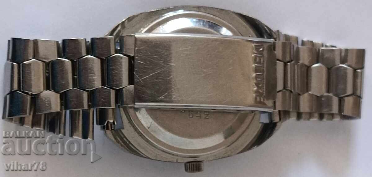 RARE MEN'S WATCH GUB-GLASHUTTE-WITH WORLD TIME - 7 RARE MEN'S WATCH GUB-GLASHUTTE-WITH WORLD TIME - 7