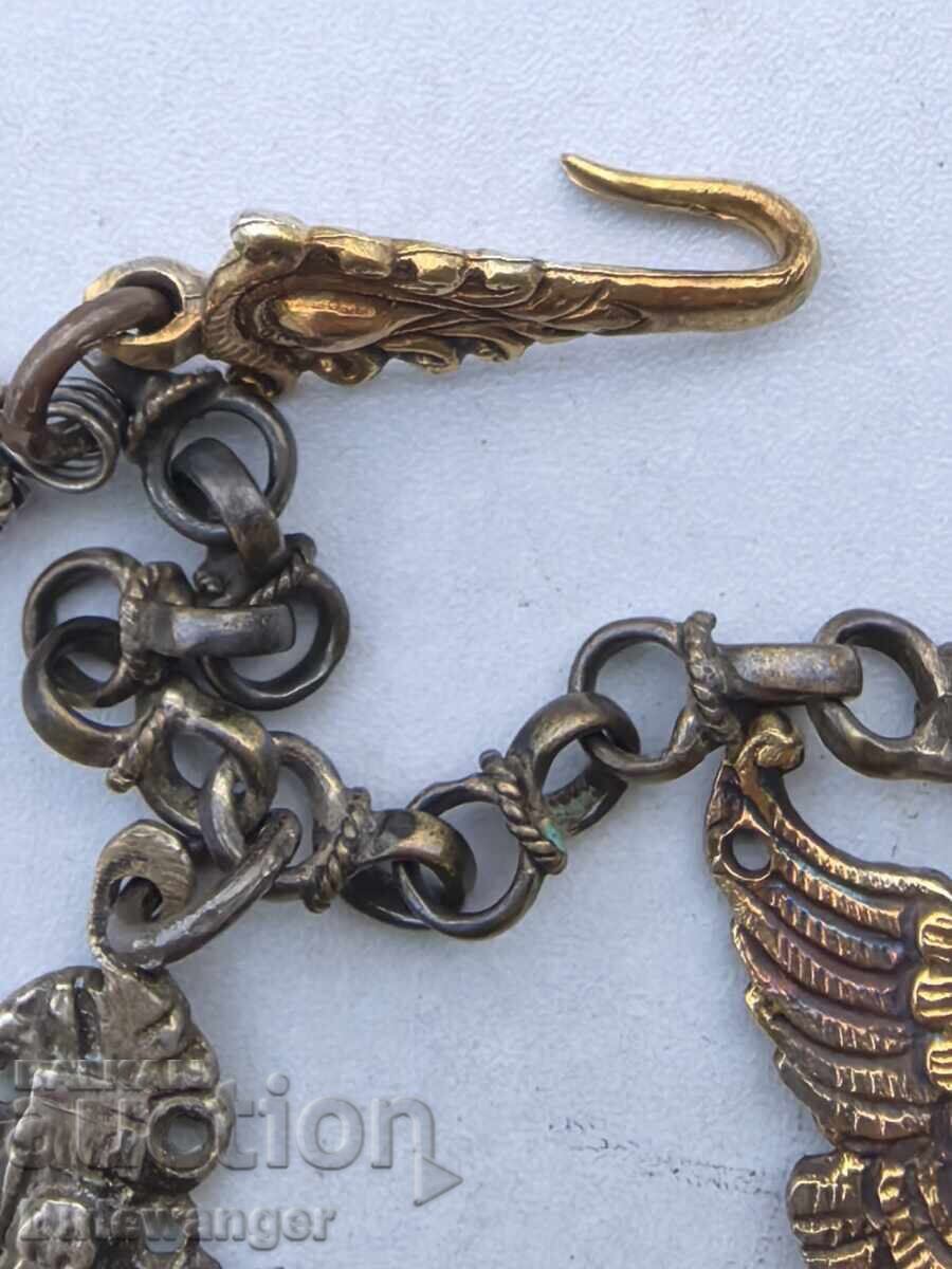 Auction Renaissance silver jewelry. 182 gr. Auction Renaissance silver jewelry. 182 gr.