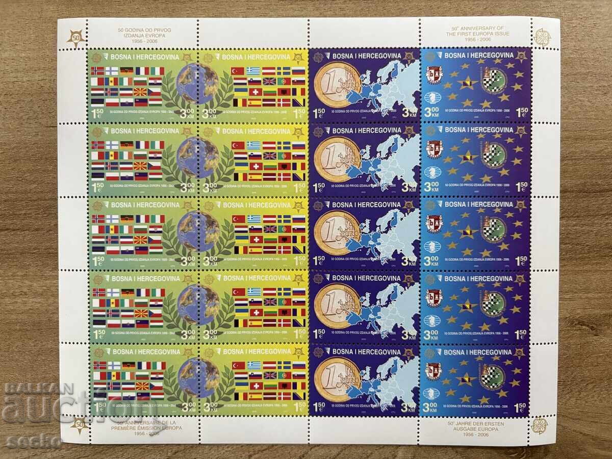 50 de ani de Europa - Bosnia și Herțegovina - (2005) - MNH - List